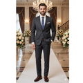 Grey Full Sleeve Collar Blazer