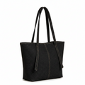 Black denim hand bags
