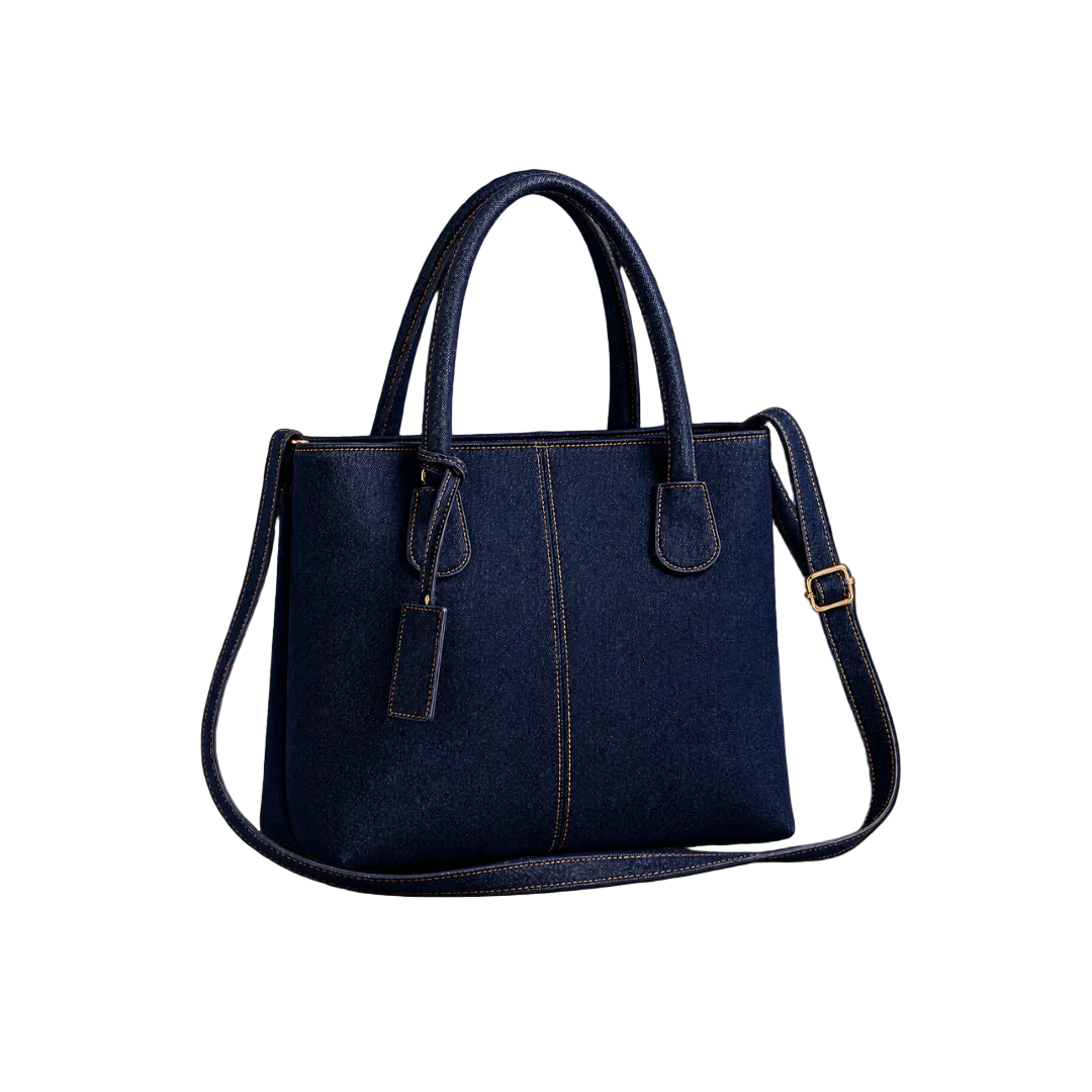 Classic Denim Naye Blue Tota Bag