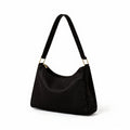 Dark Black Denim Handbag