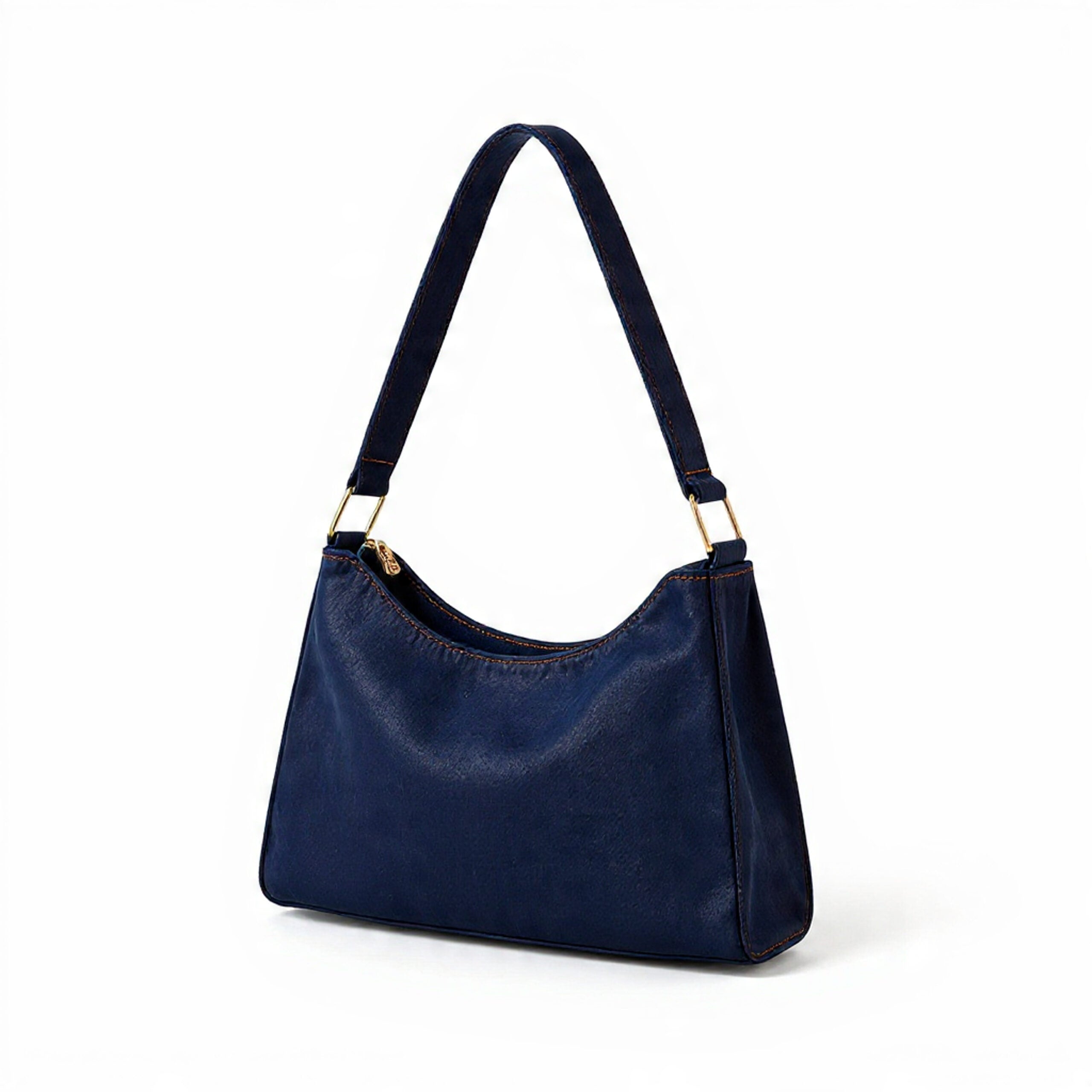 Luxury Navy Blue Denim Handbag