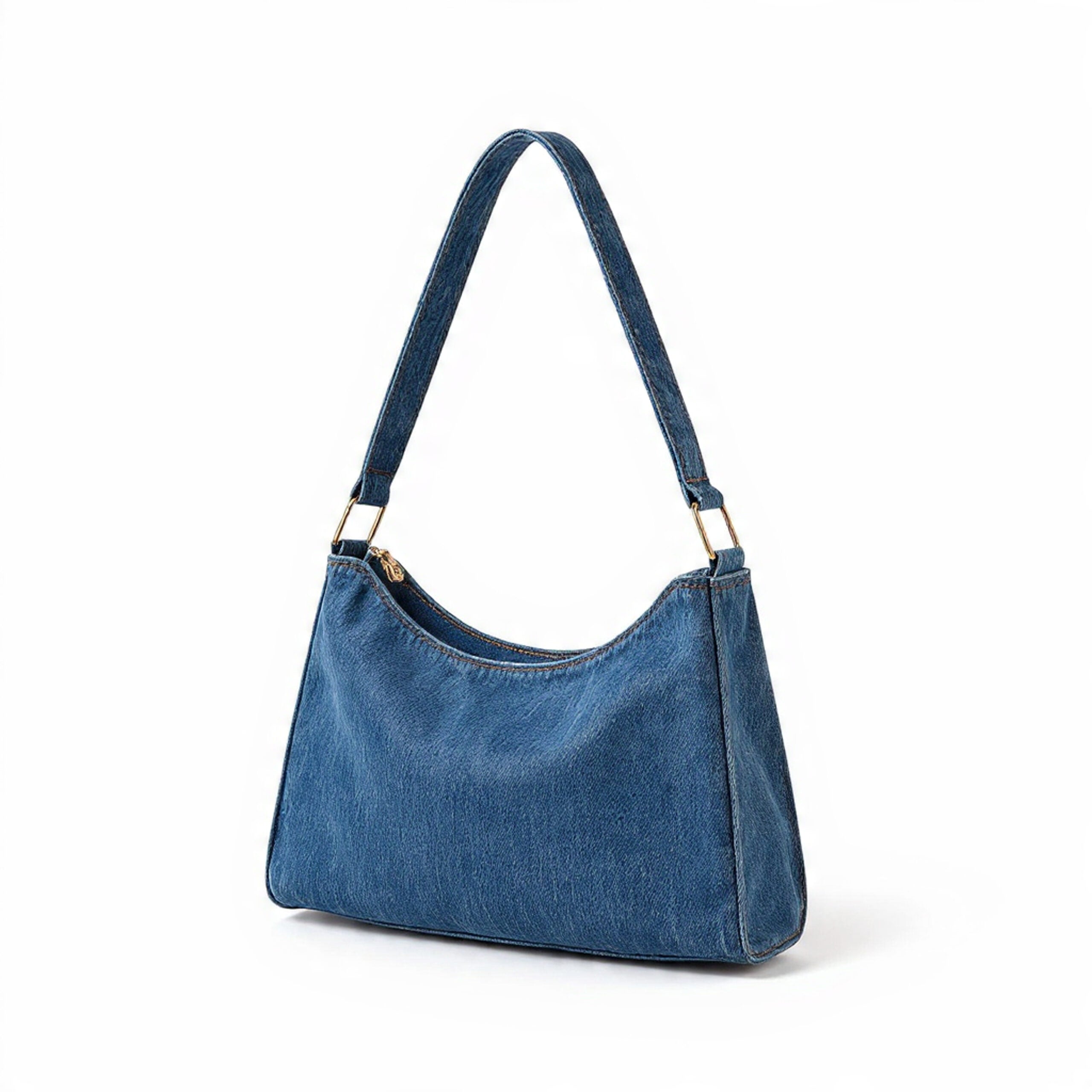 Blue Denim Handbag Luxury Look