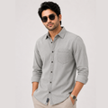 Men's Light Grey Denim Shirt