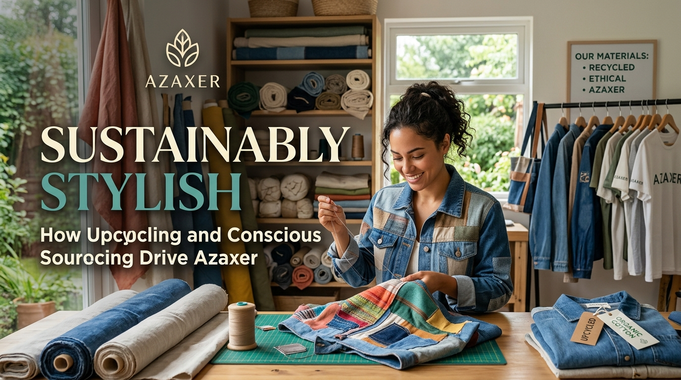 Sustainably Stylish: How Upcycling and Conscious Sourcing Drive Azaxer